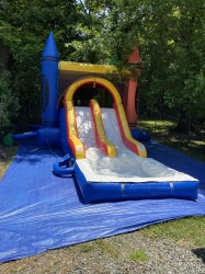 64331199693 BA3839D2 08C3 40B8 8551 4C0DDB1160E8 1706068052 Double Lane Crayon Bounce House W/Slide Combo