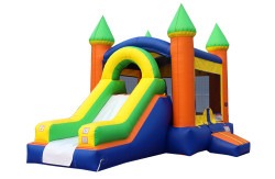 Side Slide Bounce House W/Slide Combo