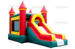 IMG 2391 1706068484 Green Dry Bounce House W/Slide Combo