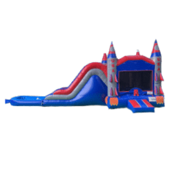 Rocket Ship Bounce House W/Slide Combo